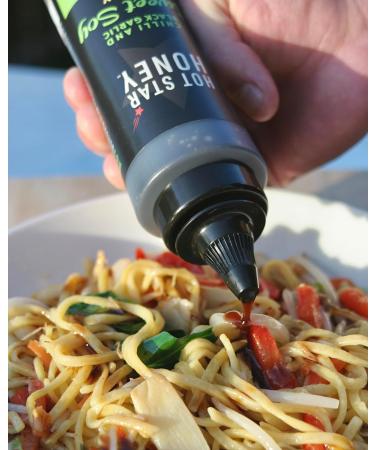 Hot Star Honey Sweet Soy Sauce - Sweet Soy Honey Sauce with Chilli & Black Garlic - Kecap Manis - Buy Online on SooperMarket.com