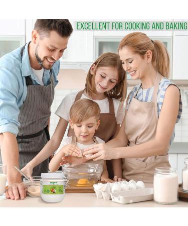 Organic Coconut Oil 500ml for Cooking Baking Hair Skin Body Face - Extra Virgin Natural Pure Cold-Pressed Unrefined - Vegan Keto Paleo Gluten Free - Buy Online on SooperMarket.com