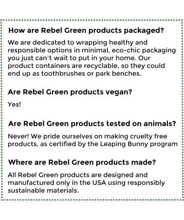 Rebel Green Natural Laundry Detergent - Organic, Hypoallergenic, Peppermint & Lemon Scent, 64 Loads (64 Fl Oz) - Buy Online on SooperMarket.com
