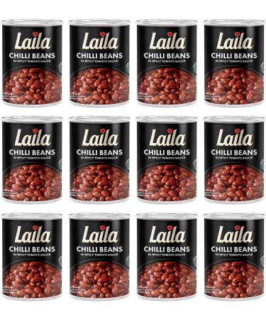 Laila Canned Chilli beans 12x400g (pack of 12) - Buy Online on SooperMarket.com