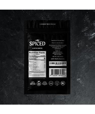 6oz Spiced Whole Caraway Seeds for Baking, Seasoning, and Cooking - Resealable Bag for Freshness - Buy Online on SooperMarket.com