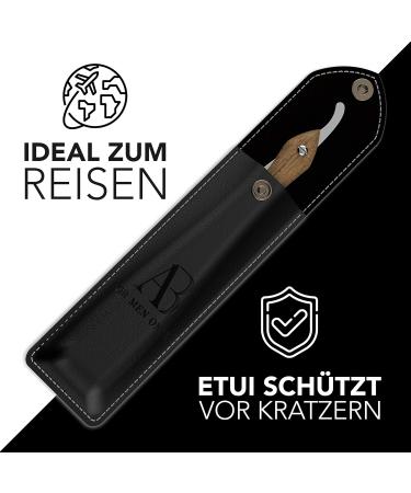 Anthony Brown Silver Razor Set - Precision Blade Head Changeable Blades & Etui | International Shipping Available - Buy Online on SooperMarket.com