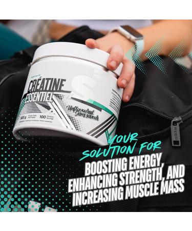 Shop Sante Creatine Monohydrate Powder 500g Unflavoured Enhances Muscle Growth & Performance 100 Servings Pre-Workout Muscle Builder Pure Creatine Powder for Improved Workouts - Buy Online on SooperMarket.com