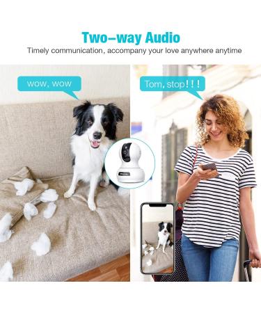 Vimtag Pet Camera - 1080P Night Vision, Two Way Talk, Alexa Compatible - Buy Online on SooperMarket.com