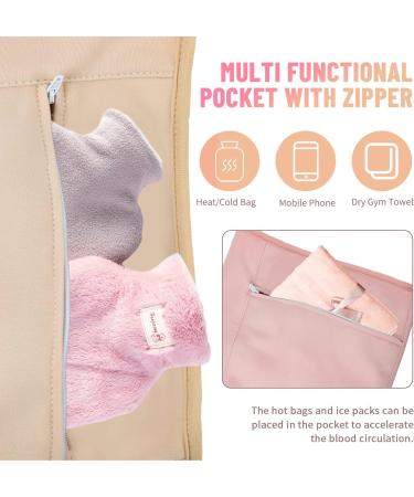 Ergonomic Castor Oil Wrap - Reusable Soft Compress for Waist Massage | Multifunctional Khaki Castor Oil Pack - Buy Online on SooperMarket.com