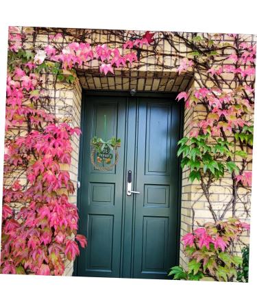 Abaodam 2pcs Shamrock Wooden Sign Hanging Front Door Wreaths Irish Party Wood St. Patrick's Day Pendants - Buy Online on SooperMarket.com