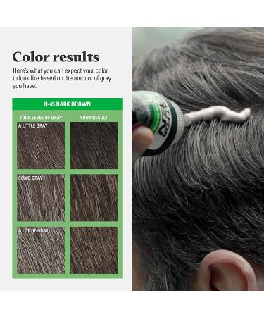 Just For Men Shampoo-In Color H-45 Dark Brown - Pack of 3 | Gray Hair Coloring for Men - Buy Online on SooperMarket.com