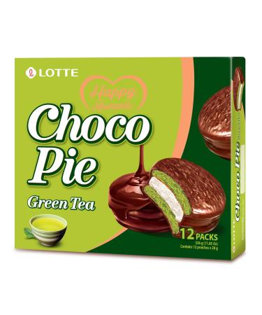 Choco pie greener tea