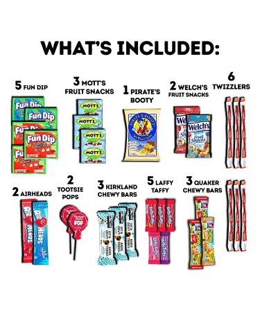 BiteBox Care Package - 45 Count Variety Snacks for Valentine's Day | Cookies, Granola Bars, Chips & Candy Gift Box for College Students & Offices - Buy Online on SooperMarket.com