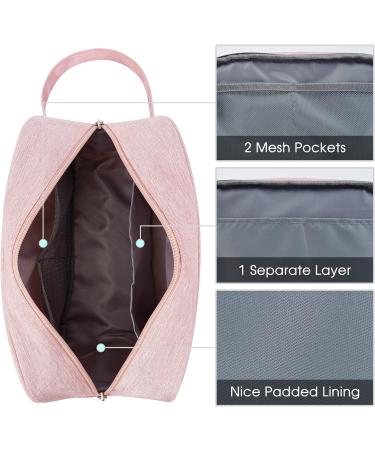 Women's Travel Toiletry Wash Bag - Dopp Kit Makeup Organizer, Pink - Buy Online on SooperMarket.com