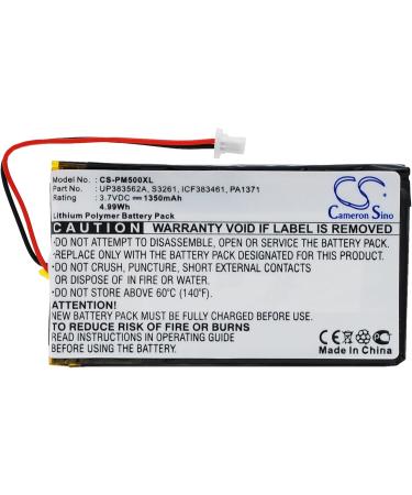 Replacement Battery for Palm M500/M505/M515 - 1350mAh 3.7V Compatible with IA1TB12B1 ICF383461 PA1371 - Buy Online on SooperMarket.com