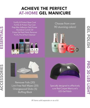 Red Carpet Manicure Fortify & Protect Blooming Gel | Infused with Vitamin A & Biotin | Blooming Gel | 0.30 Fl. Oz. - Buy Online on SooperMarket.com