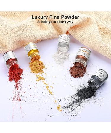 Nomeca Edible Luster Dust 8g Food Grade Gold Cake Dust - Metallic Shimmer Christmas Coloring Powder for Decorating Baking Fondant Gumpaste Chocolate Candy Drinks Cookies - Buy Online on SooperMarket.com