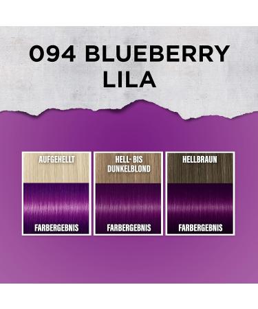 GOT2B Color Artist 094 BlueBerry Lila - Temporary Hair Color 3x 80ml Vegan Formula Lasts 12-15 Washes Intense & Pastel Shades - Buy Online on SooperMarket.com