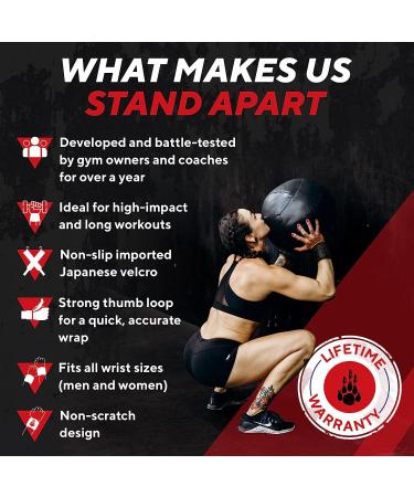 MANIMAL Wrist Wraps: Ultimate Support for Weightlifting, Strength Training, Bodybuilding, and Crossfit - Prevent Wrist Pain, Comfortable & Durable Design - 3 Years of Daily Use - Backed by Night Stalker - Buy Online on SooperMarket.com