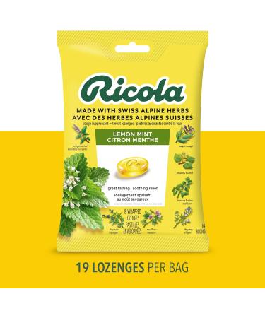 Ricola Lemon Mint Cough Drops 19 Count - Buy Online on SooperMarket.com