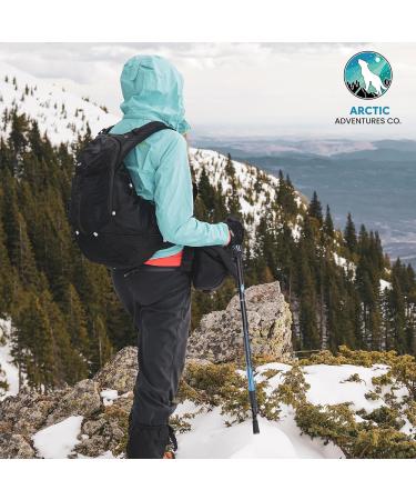 Buy Arctic Adventures Co. Lightweight Aluminum Snowshoes for Men & Women - Adjustable Sizes & Trekking Poles | International Shipping - Buy Online on SooperMarket.com
