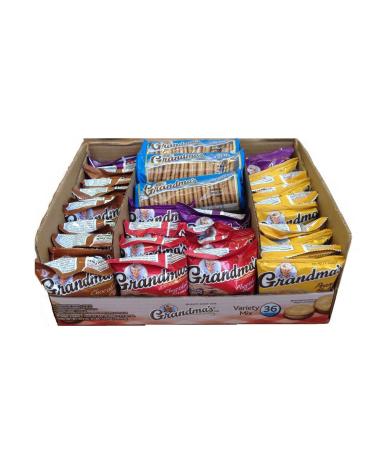 Grandma's Cookies Variety Mix - 36 / Box