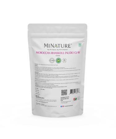 Moroccan Rhassoul Clay Powder by mi nature | Nourishing Skin & Hair Mask | Natural Detox Cleanser | 227g/8oz - Buy Online on SooperMarket.com