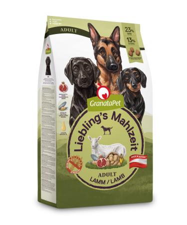 Granapet Liebling's meal adult lamb 1.8 kg dry food for dogs dog food without grain & without sugar additives single feed adult lamb 1.8 kg (1 Pack)