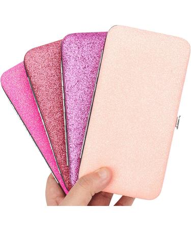 Tweezers Storage Cases Rectangle Eyelash Curler Protective Box Eyelash Tweezers Scissors Organizing Bags for Home Supplies Silver - Buy Online on SooperMarket.com