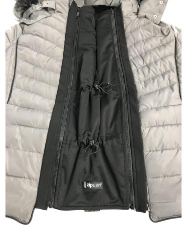 Zip Us In Maternity Jacket Expander Panel - Universal Coat Extender for Pregnancy & Babywearing - 80cm Zip Length - Buy Online on SooperMarket.com