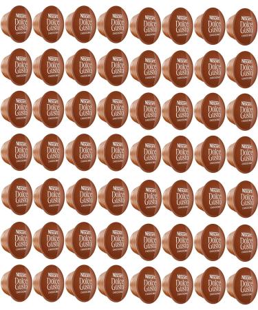 50x NESCAF Dolce Gusto Chococino Choco Pods/Capsules. SOLD LOOSE (No Milk Pods)