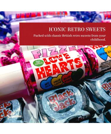 The Little Sweet Shop Minimalist Gold Label Retro Sweets Hamper: Premium Gift Box Packed with a variety of Old-Fashioned Candy for Birthdays Christmas Get Well Soon for Him for Her Boys & Girls - Buy Online on SooperMarket.com