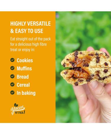 YaconViva! Organic Cacao Nibs Sweetened with Organic Yacon Syrup 300g | 100% Natural Peruvian Superfood | High in Fibre | Low Carb Gut Health | Source of Magnesium & Potassium - Buy Online on SooperMarket.com