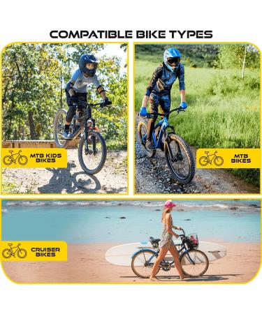 Ultraverse 24x1.75/1.95/2.10/2.125 Bike Inner Tubes with Schrader Valve - Set of 2 | Rubber Tubes for Kids, Mountain Bikes, Cruisers, Women's City Bikes - Buy Online on SooperMarket.com