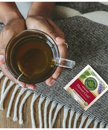 Organic Throat Coat Herbal Tea - 32 Tea Bags for Throat Health (Pack of 2) - Buy Online on SooperMarket.com
