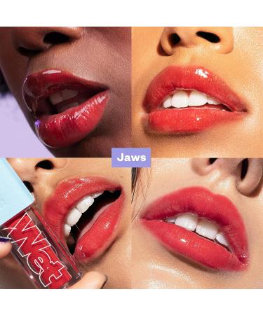 Kosas Wet Lip Oil Gloss - Hydrating Lip Plumping Treatment with Hyaluronic Acid & Peptides - Red Jaws - Buy Online on SooperMarket.com