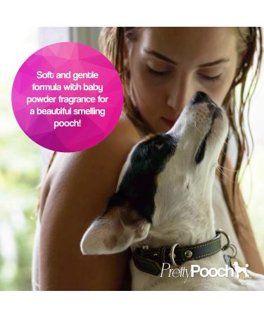 Pretty Pooch Gentle Touch Dog Shampoo & Conditioner - 2L Baby Powder Fragrance | Non-itchy Deep Cleaning for Dogs with Sensitive Skin - Buy Online on SooperMarket.com