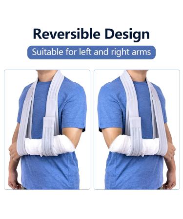 Yeloumiss Adjustable Arm Sling - Lightweight Shoulder Support for Men and Women - 63 inch (Dark Blue) - Buy Online on SooperMarket.com