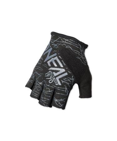 O'Neal Bicycle gloves Men & Women Drop Fingerless Glove V.17 I MTB DH Fr Downhill Freeride |Fingerless gloves with gel inserts slippery xl black/gray