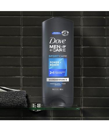 Dove Men+Care Sport Body & Face Wash - 18 FL Oz (Pack of 4) | Cleanses, Restores Skin, Washes Away Bacteria - Buy Online on SooperMarket.com
