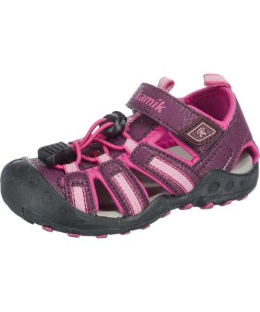 Kamik Girls Crab Closed Sandals Purple Plum Plm 28 EU