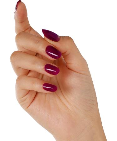Bluesky Gel Nail Polish Tinted Love 80557 Claret Currant Dark Purple Red Long Lasting Chip Resistant 10 ml (Requires Drying Under UV LED Lamp) Tinted Love 10 ml (Pack of 1) - Buy Online on SooperMarket.com