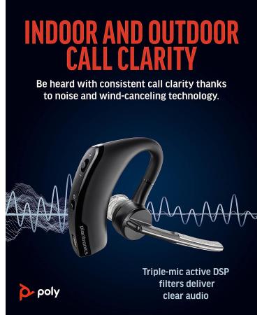 Poly Voyager Legend Wireless Headset - Bluetooth with Noise-Canceling Mic, Voice Controls, and Ergonomic Design - Buy Online on SooperMarket.com