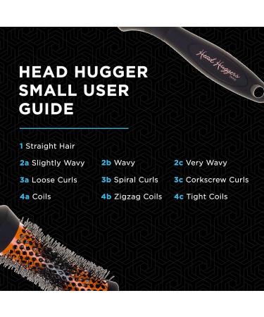 Denman Small Thermo Ceramic Curling Brush for Defined Curls & Volume - Orange/Black (DHH2) - Buy Online on SooperMarket.com