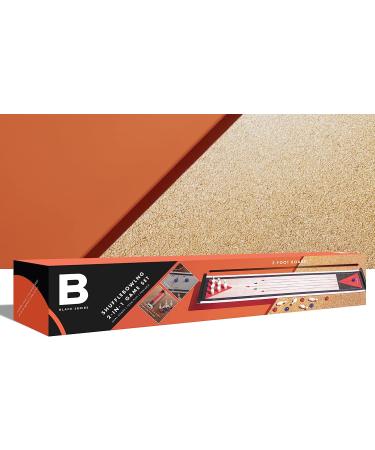 BLACK SERIES Tabletop Shuffleboard and Bowling 2 in 1 Set - Roll-Up Game Board - Buy Online on SooperMarket.com