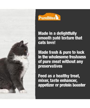 PureBites 100% Pure Duck Pate Cat Treat|Single 2.5oz can|only 1 Ingredient Duck 71 g (Pack of 16) - Buy Online on SooperMarket.com