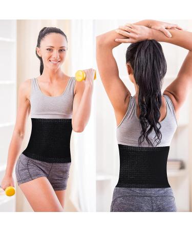 Geyoga Waist Trimmer Sweat Waist Trainer Wrap for Women - Silver Inner, Small - Buy Online on SooperMarket.com