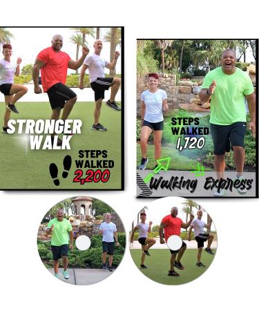 Walk Fitness DVD: Maximize Metabolism, Build Strength & Stamina. Low-Impact Walking Workout for Weight Loss & Muscle Toning - Buy Online on SooperMarket.com