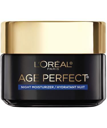 L'Oreal Paris Skincare Age Perfect Cell Renewal Skin Renewing Night Cream, Face Moisturizer with Salicylic Acid to Stimulate Surface Cell Turnover, Radiant & Vibrant Skin, 1.7 oz, Packaging May Vary