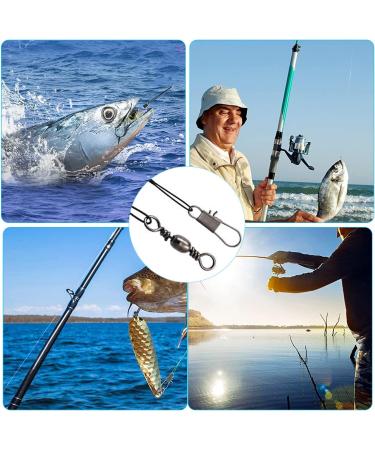 Giak Steel Front Stainless Steel Leaders with Carabiner Hook - 72 PCs for Predatory Fish | 15/20/25 cm - Durable Fishing Gear - Buy Online on SooperMarket.com