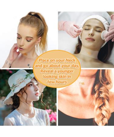 Silicone Neck Wrinkle Pads with Strap - Pack of 3 | Reusable Anti-Aging Masks for Neck Lines Treatment - Buy Online on SooperMarket.com