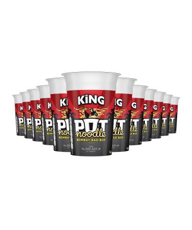 Pot Noodle Bombay Bad Boy King Pot Vegetarian quick to make noodles 12x 114 g Bombay Bad Boy 114g