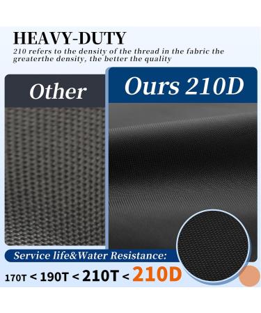 IPSXP Heavyweight Waterproof Bicycle Cover 210D Oxford UV Protected Dustproof Fits All Bike Types (208x112x76cm) - Ideal for Snow & Festivals - Buy Online on SooperMarket.com