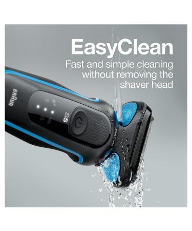 Braun Series 5 5020 Electric Razor for Men Foil Shaver with Beard Trimmer - Rechargeable, Wet & Dry with EasyClean - Black - Buy Online on SooperMarket.com